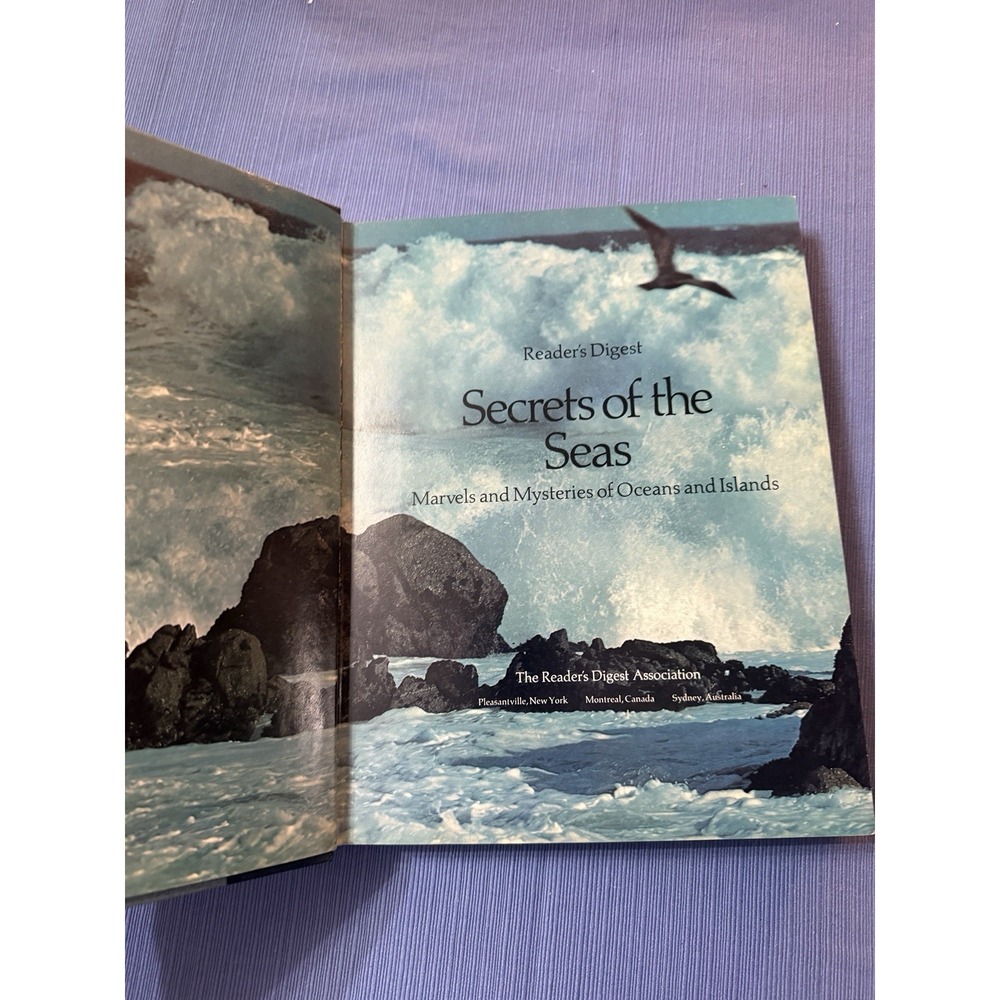 Secrets of the Seas Hardcover Nature Nonfiction Ocean Life Amos Cromie